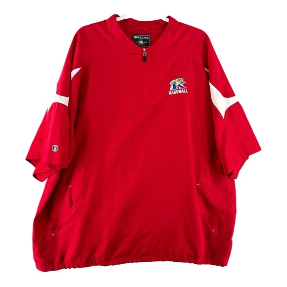 Holloway Kentucky Baseball 1/4 Zip‎ Pullover Red Short Sleeve Mens Size XX-Large - Picture 1 of 8